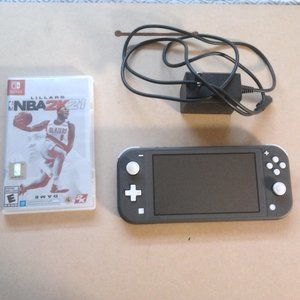 Black Nintendo Switch Lite With NBA 2K21